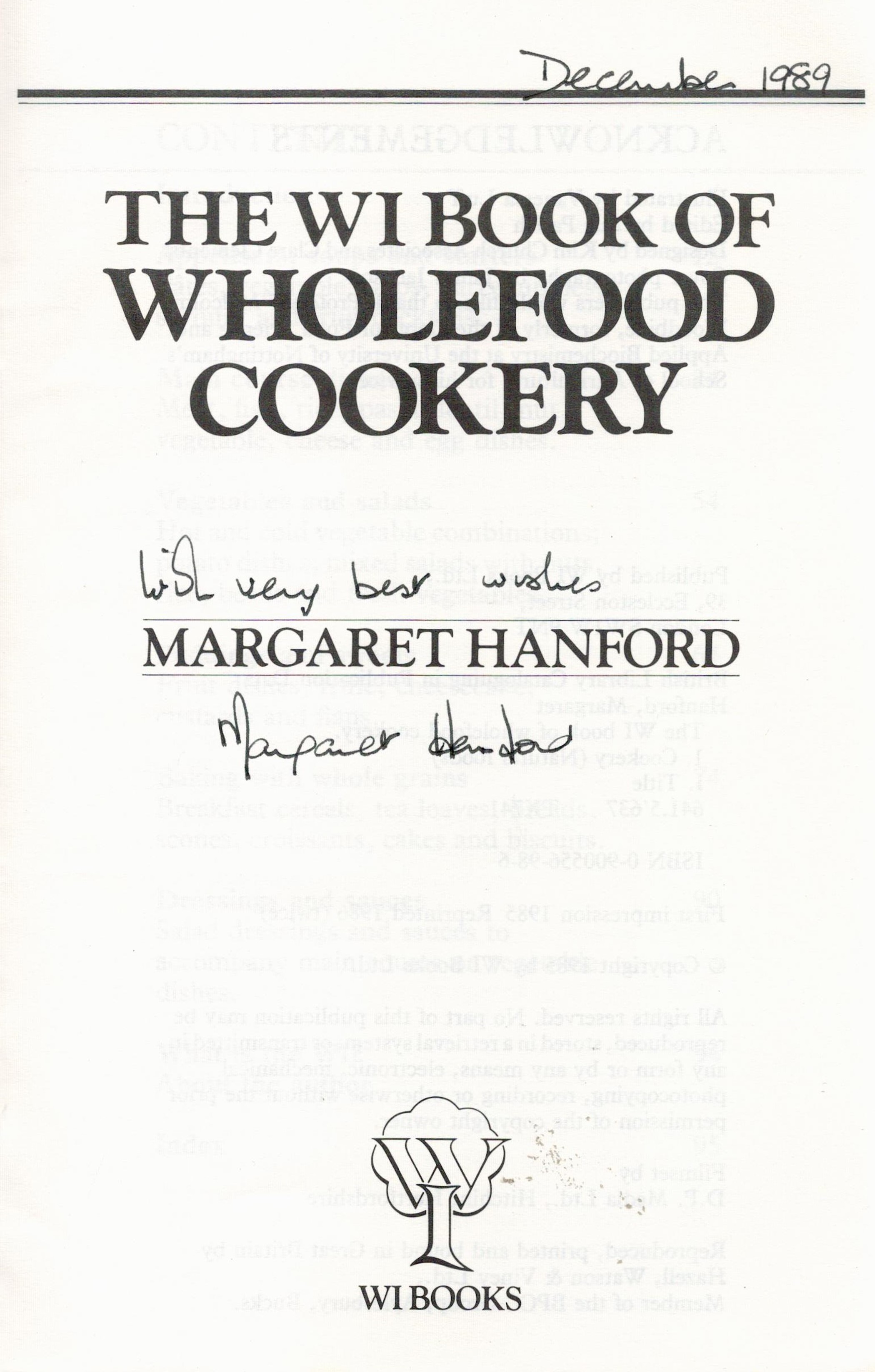 2 Signed Cookery Books Lorraine Coward's and Margaret Hanford Softback Books, Lorraine Coward's - Image 4 of 5