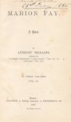 Marion Fay A Novel by Anthony Trollope vol 2 Hardback Book 1882 edition unknown published by Chapman
