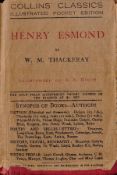 Henry Esmond by W M Thackeray Hardback Book 1852 edition unknown published by Collins' ClearType