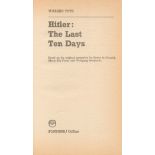 Hitler The Last Ten Years by Warren Tute First Edition Softback Book 1973 published by Fontana /