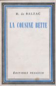 La Cousine Bette by Honore De Balzac Les Parents Pauvres Softback Book 1946 published by Penguin