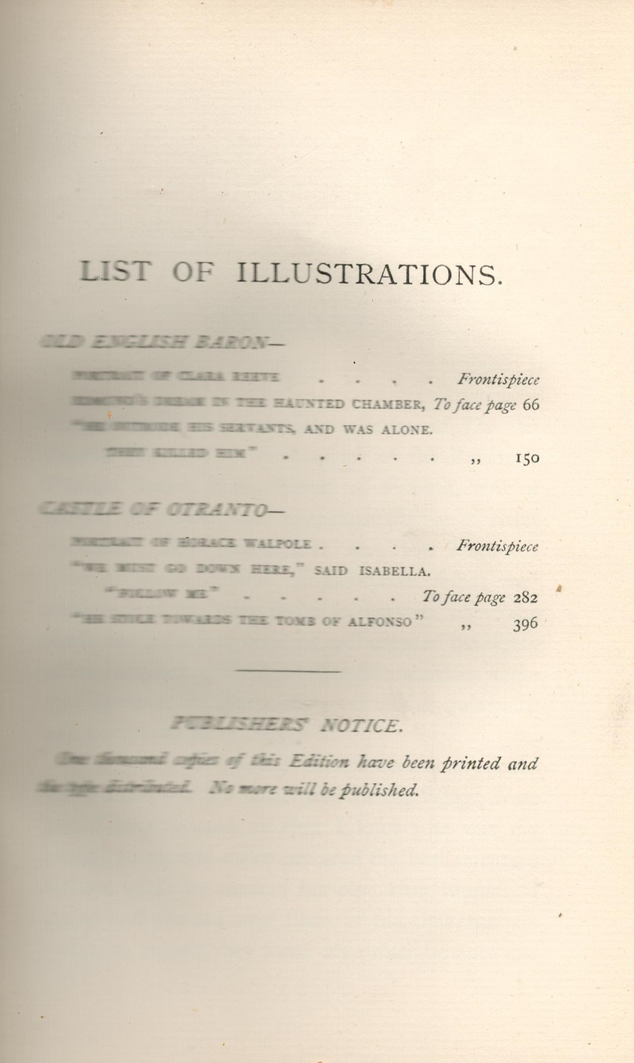 The Old English Baron and The Castle of Otranto Gothic Stories by Horace Walpole Hardback Book - Image 4 of 4