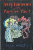 Signed Book Sean Wright Jesse Jameson and the Vampire Vault 2004 First Edition Hardback Book