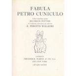 Fabula Petro Cuniculo by Beatrics Potteri Hardback Book date and edition unknown published by