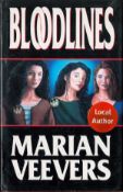 Signed Book Marian Veevers Bloodlines First Edition 1996 Hardback Book Signed by Marian Veevers on