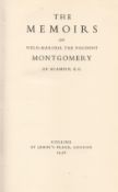 The Memoirs of Field Marshal The Viscount Montgomery of Alamein Hardback Book 1958 First Edition