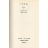 Clea A Novel by Lawrence Durrell Hardback Book 1960 Third Edition published by Faber and Faber Ltd