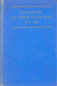 Multisigned Book The World's All Sports Who's Who for 1950 First Edition Hardback Book