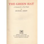 The Green Hat by Michael Arlen Hardback Book 1924 Third Edition published by W Collins Sons and Co
