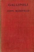 Gallipoli by John Masefield Hardback Book 1916 Fourth Edition published by William Heinemann some