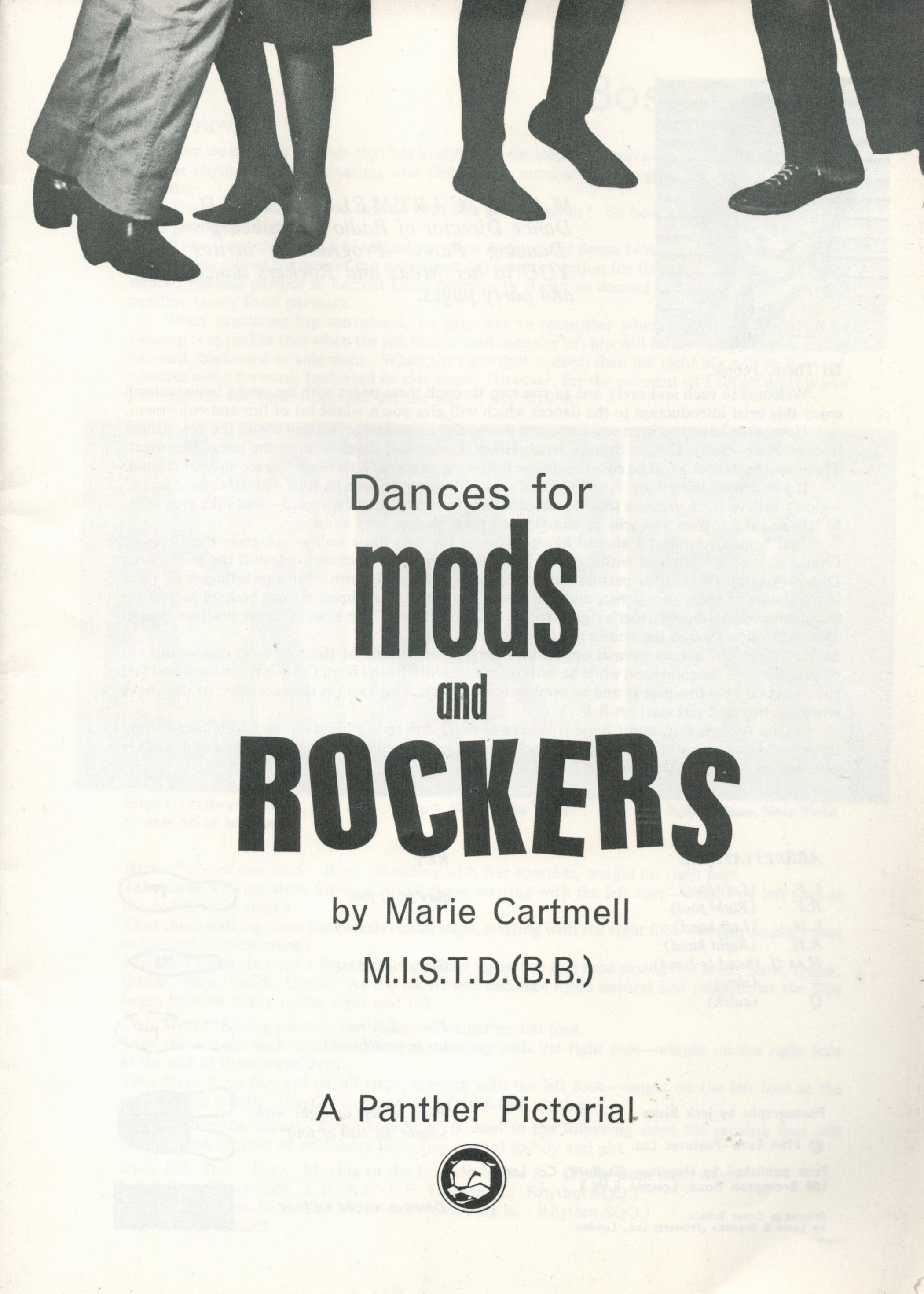 Dances for Mods and Rockers A Panther Pictorial 1964 Softback Magazine published by Hamilton ( - Image 3 of 4