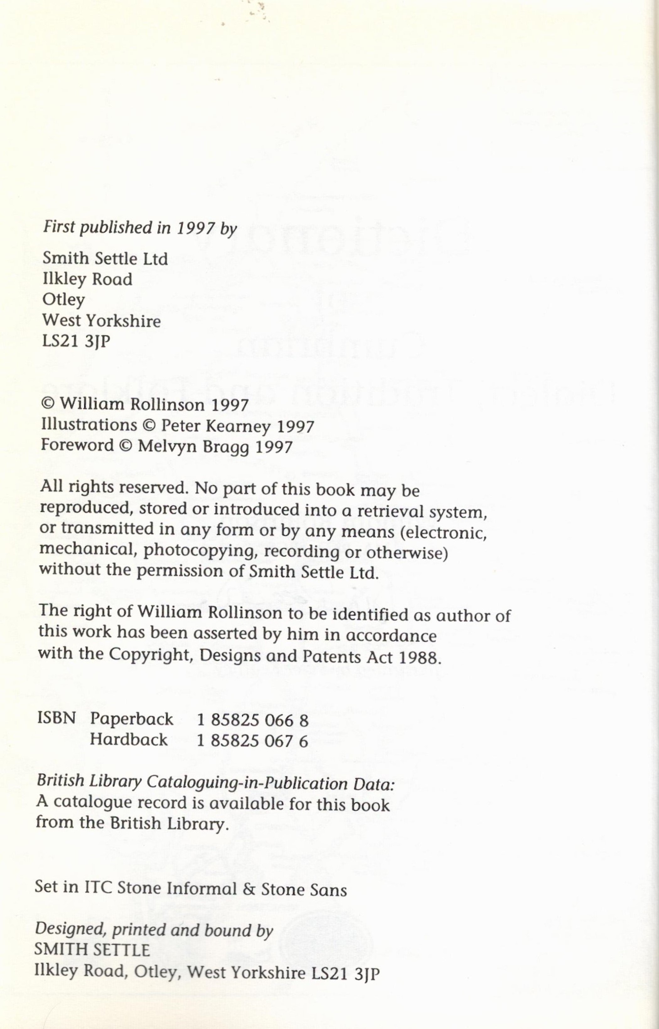 Signed Book William Rollinson The Cumbrian Dictionary First Edition 1997 Softback Book Signed by - Image 4 of 4