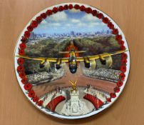 Park Postlethwaite Limited Edition No. 1544A Decorative Plate Titled Poppies Over the Mall. Produced