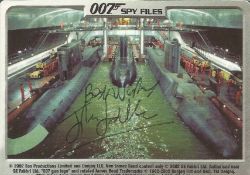John Salthouse signed 007 Spy Files 4x3 trading card. John Salthouse born John Lewis on 16 June 1951