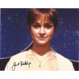 Janet Fielding signed 10x8 colour photo. Good condition. All autographs come with a Certificate of