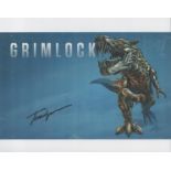 Tom Wyner American Actor Signed 10x8 Colour Photo Voices The Character Grimlock In The Cartoon