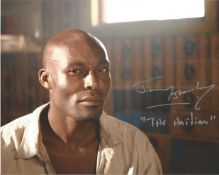 Jimmy Jean Louis Haitian Actor And Producer 10x8 Signed Colour Photo From TV Series Heroes. Good