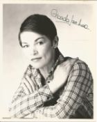Glenda Jackson signed 10x8 black and white photo. Good condition. All autographs come with a