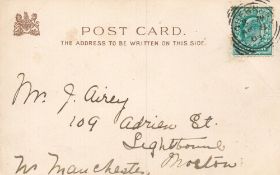 1903 GB postcard franked with 1/2d EVII stamp. Good condition. We combine postage on multiple.