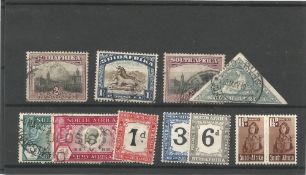 South Africa pre 1936 stamps on stockcard. 11 stamps. Good condition. We combine postage on multiple