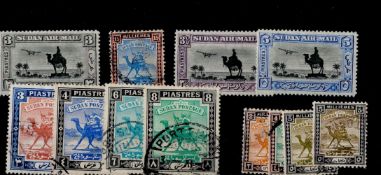 Pre 1936 Sudan 12 Stamps. Good condition. We combine postage on multiple winning lots and can ship