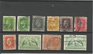 New Zealand pre 1915 stamps on stockcard. 10 stamps. Good condition. We combine postage on