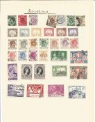 Hong Kong stamp collection over 3 loose album pages. High catalogue value. Good condition. We.