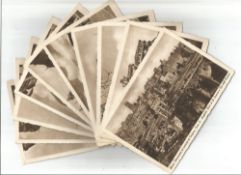 Sepia postcard collection. 18 in total of Rome around 1939. Printed by E Richter. Good condition.