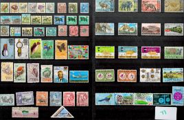 4 Stockcard Pages of Tanzania, Kenya, Uganda and KYT. Good condition. We combine postage on multiple