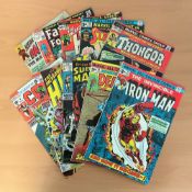 Marvel and DC collection of 10 vintage 1960s/ 1970s comic books including iconic titles: Fantastic