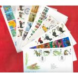 Selection Of 12 GB First Day Covers incl Tales Of Terror, Busses, Police. We combine postage on