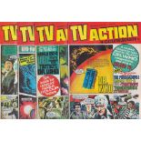 TV Action and Countdown large vintage magazine collection from 1972/73. Approx 55 issues of the