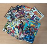 Marvel Issue one comic book collection, featuring a mix of vintage and new age comics, a total of 10