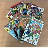 Marvel and DC collection of 11 vintage 1960s/ 1970s comic books including iconic titles: The Amazing