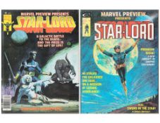Marvel Comic Magazine collection featuring issue 4 and 14 of Marvel Preview Presents Star-Lord