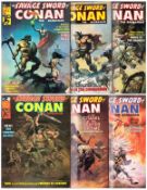 Marvel, Savage Sword of Conan magazine collection featuring 36 adventure packed comics, including
