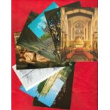 20 x Religious Buildings Postcards Church, Abbey, Cathedral, Stained Glass. We combine postage on