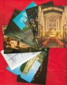 20 x Religious Buildings Postcards Church, Abbey, Cathedral, Stained Glass. We combine postage on