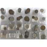 International Mixed coins. Assorted condition. Dates vary from 1865-1950. all coins in individual