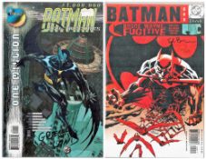 DC signed comic book collection featuring a total of 5 special edition/ limited series comics.