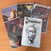 Dynamic Forces Exclusive Variant Covers collection of 5 with signed COA including Accession Black