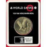 World Savers Medal 1991 Struck by The Royal Mint for Nat West Bank supporting The World Wildlife