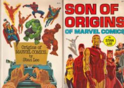 Marvel, Stan Lee Origin paperback book collection featuring two books titled: Sons Of Origins Of