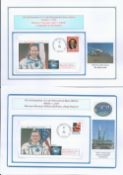 Album with 30 Space FDCs following the Expedition 12 Soyuz 11 (TMA-7) Mission from Lift-Off, Docking