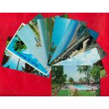 Bundle Of 22 USA Topographical Postcards Including Golden Gate Bridge. We combine postage on