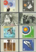 Royal Mail Postcards Album with Slipcase Brown with PHQ Cards from 2000 to 2011 with Index Dates and