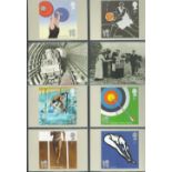 Royal Mail Postcards Album with Slipcase Brown with PHQ Cards from 2000 to 2011 with Index Dates and