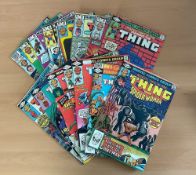 Marvel, Two-In-One collection of issues 84-100 featuring titles such as The Thing and Spiderwoman,