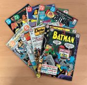 DC, Batman vintage comic book collection featuring 10 beautifully illustrated comics from the