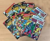 The Mighty World of Marvel featuring Hulk and Planet of The Apes vintage comic magazine collection